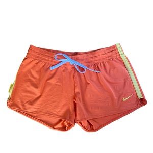 Nike Orange Livestrong Dri-Fit  Running Athletic Shorts Size M